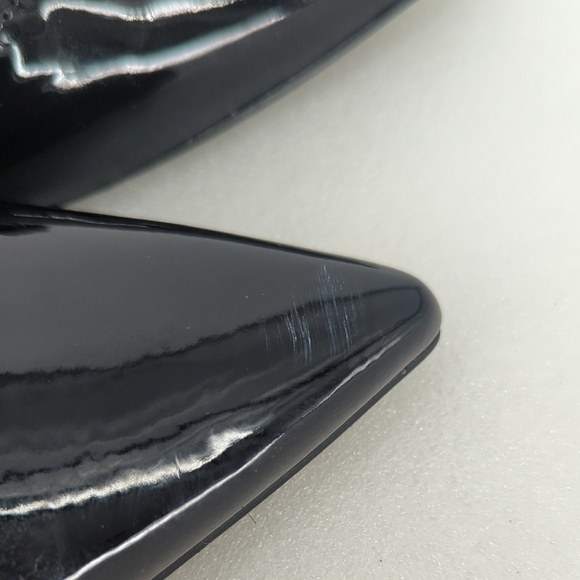 Anna Michelle Pointy Toe Bow Strappy Heels Black Size 10M preppy Business casual - Picture 11 of 11